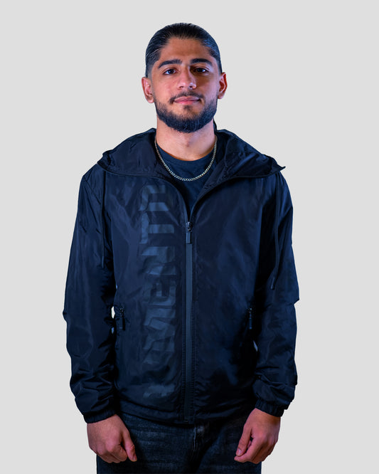 OG AUMENTO - BLACK ON BLACK WINDBREAKER